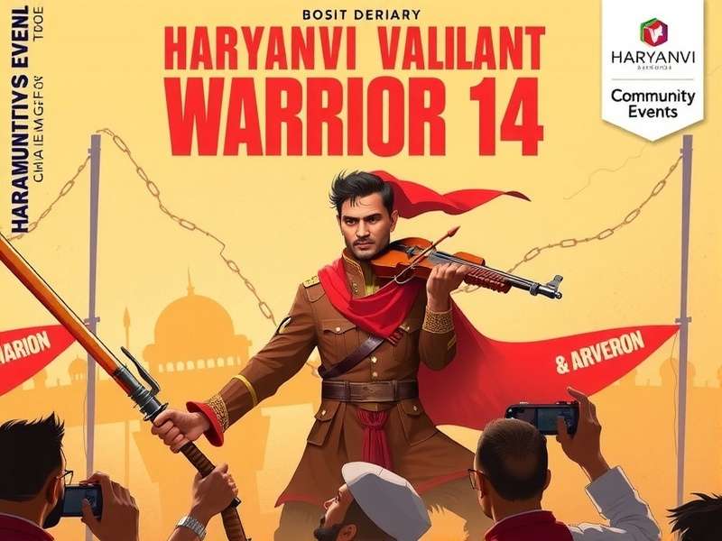 Players Participating in a Local Community Event Haryanvi Valiant Warrior 14 Community Event